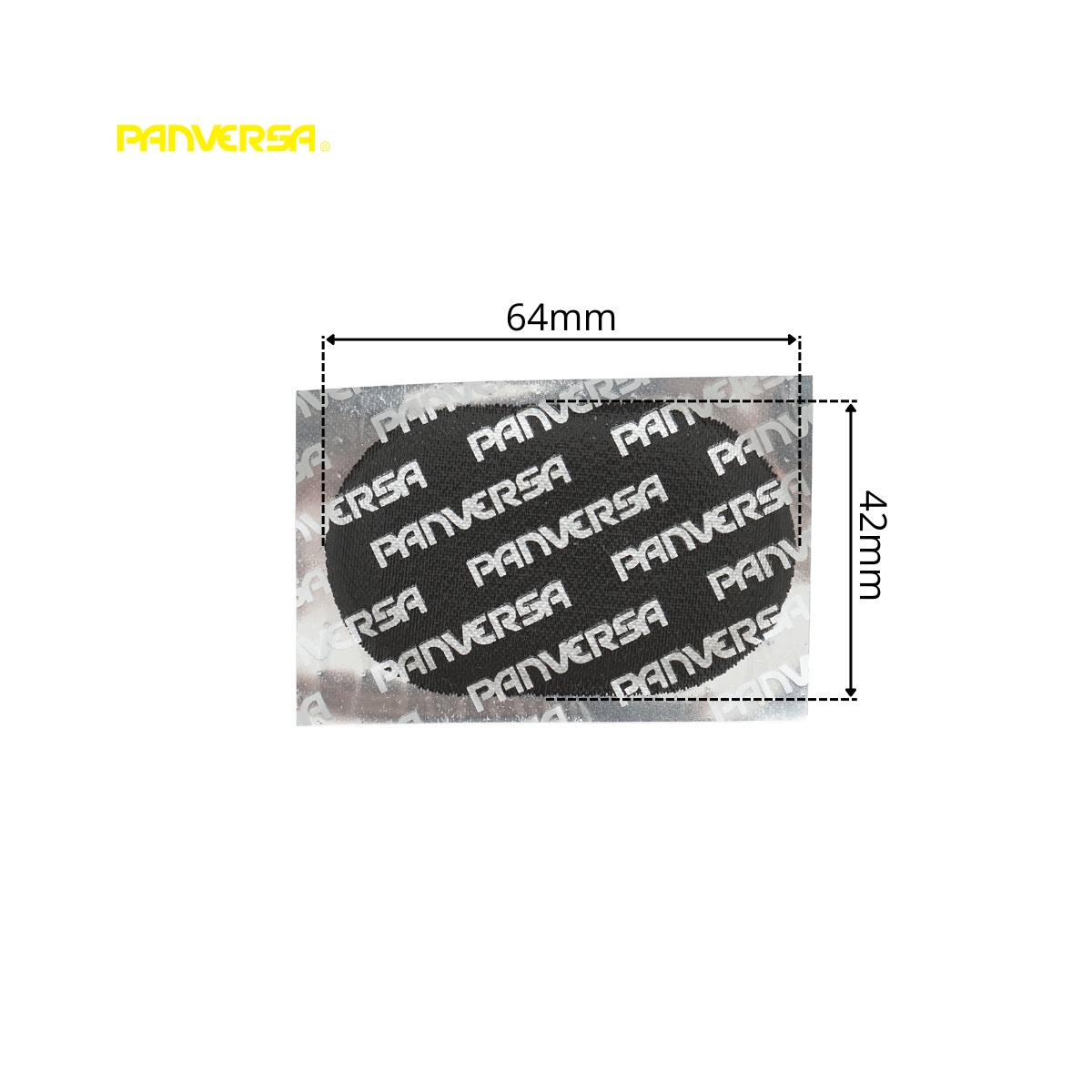 Petice vulcanizare ovale 42x64mm B2 pentru camere de aer Panversa - imagine 2