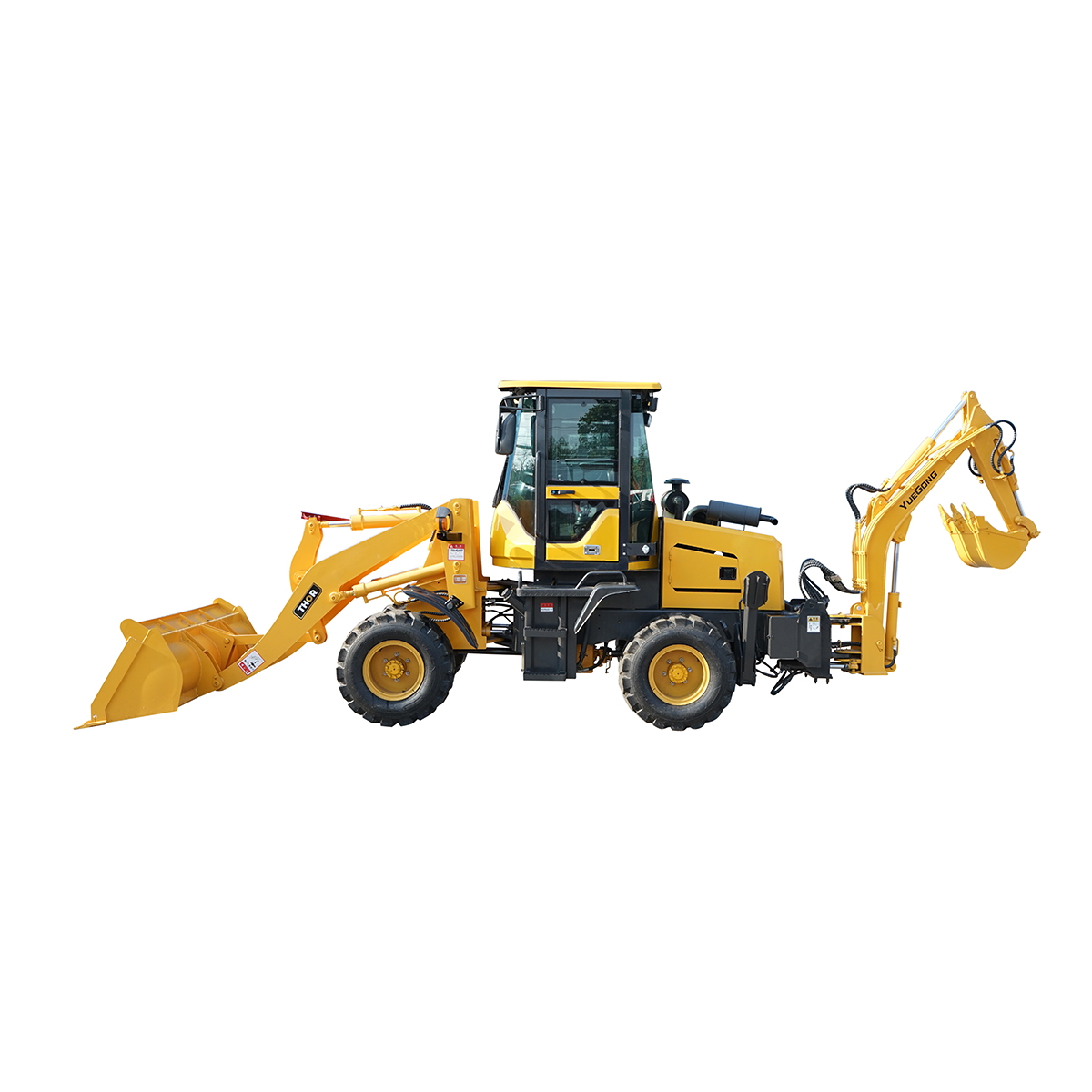 Buldoexcavator 3.5T, motor diesel 50 CP, 2400RPM, 5500x1750x2650mm THOR - imagine 2