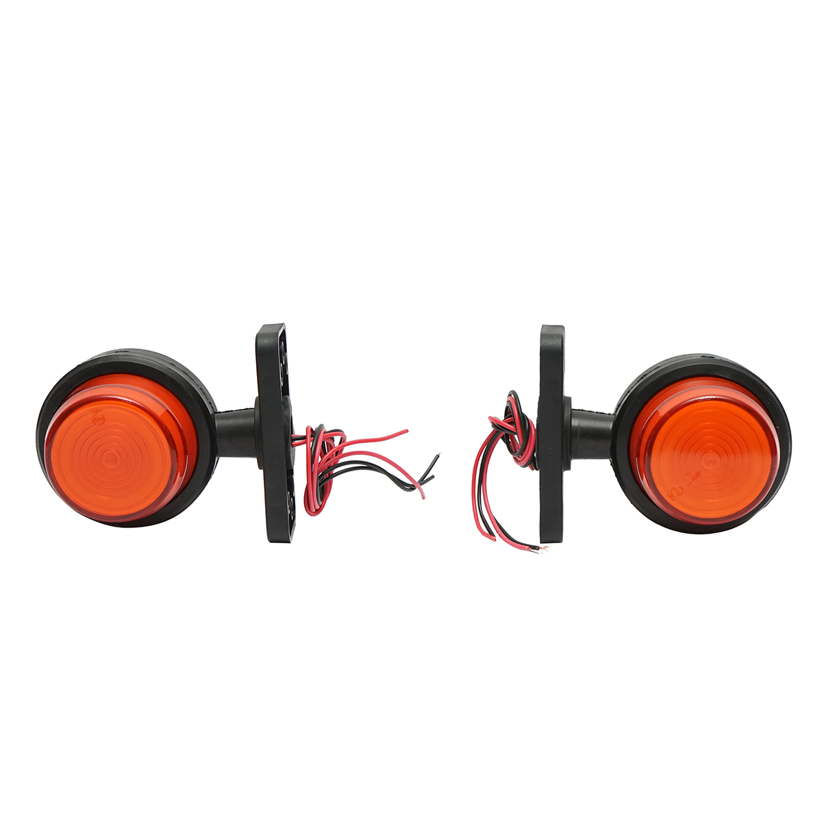 Lampa laterala gabarit rotativa LED NEON 12-24V, rosu-galben FR0238 Breckner Germany - imagine 2