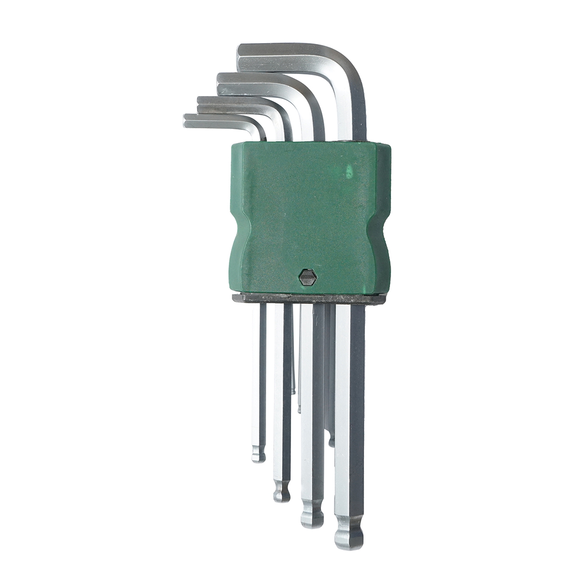 Set 9 chei imbus hexagonale T10-T50 (1.5-10mm) cu brat lung si cap sferic Cr-V - imagine 2