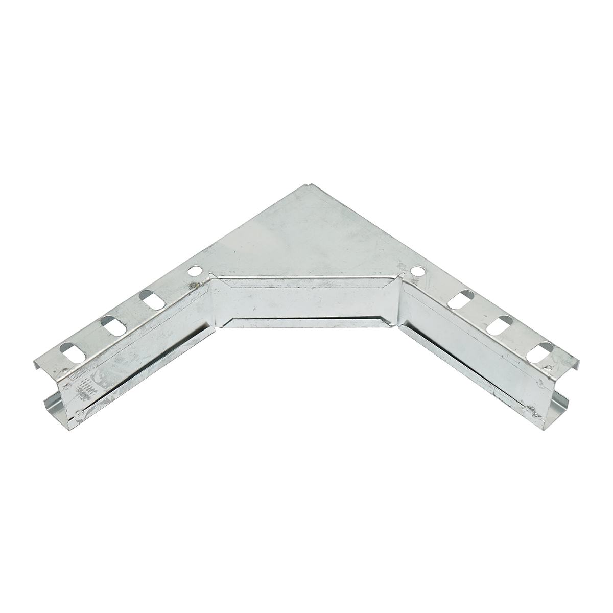 Cot vertical 90 grade de urcare din otel galvanizat pentru jgheab 25x50mm - imagine 2