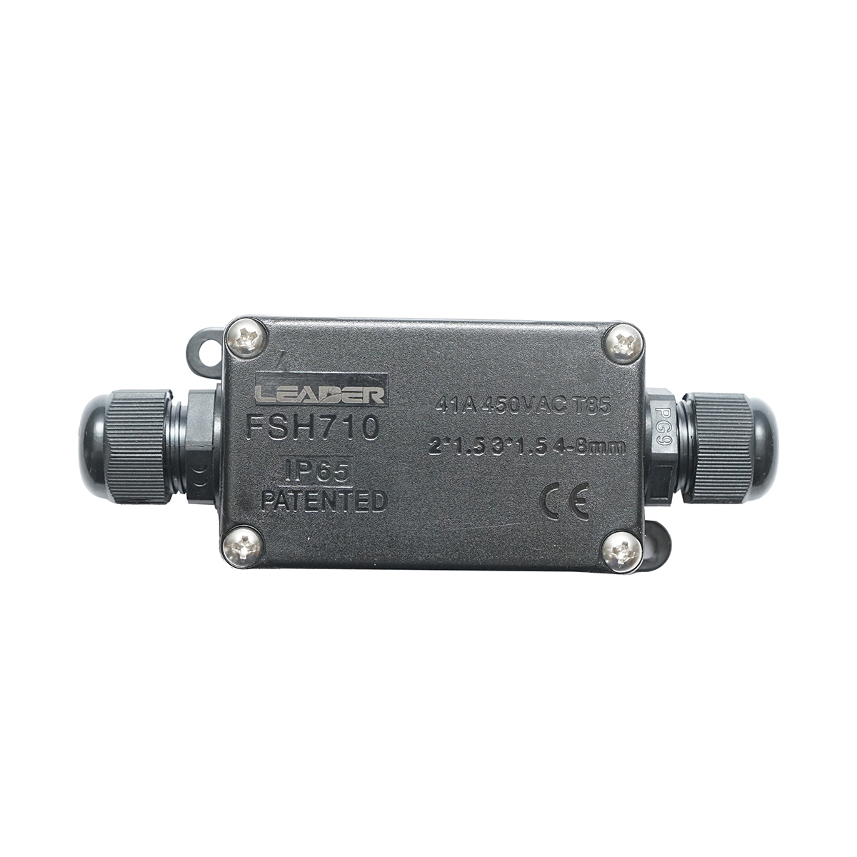 Doza etansa cu presetupe 41A 450V AC, 2 cai 4-8mm IP65 Leader - imagine 2