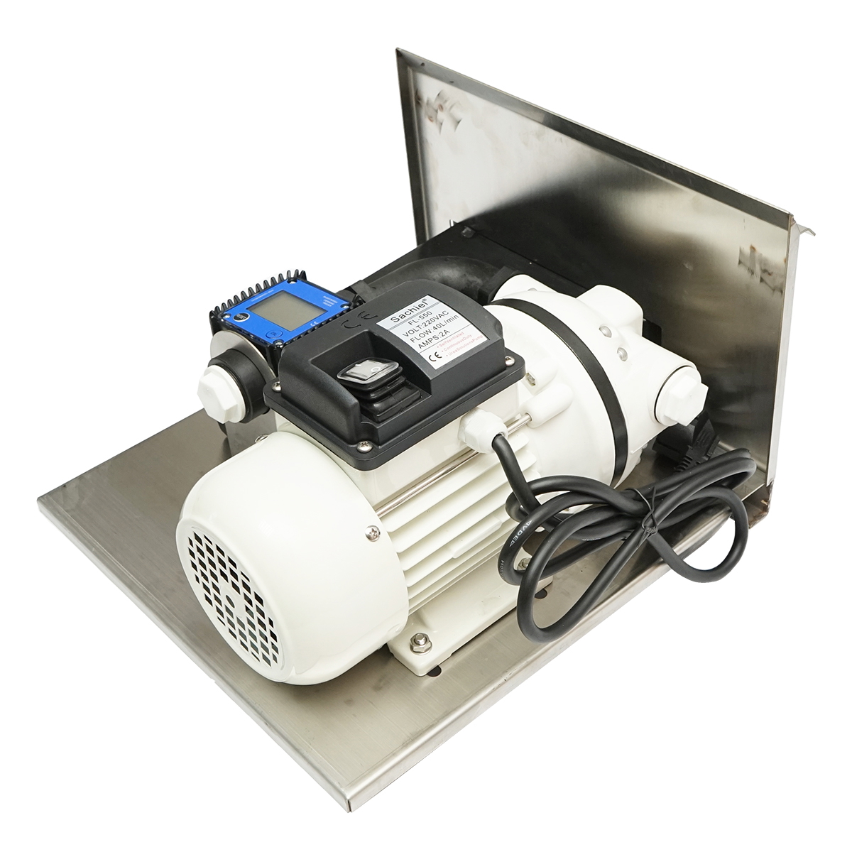 Pompa transfer solutie uree 220V, 440W 40L/min cu furtun si pistol - imagine 2