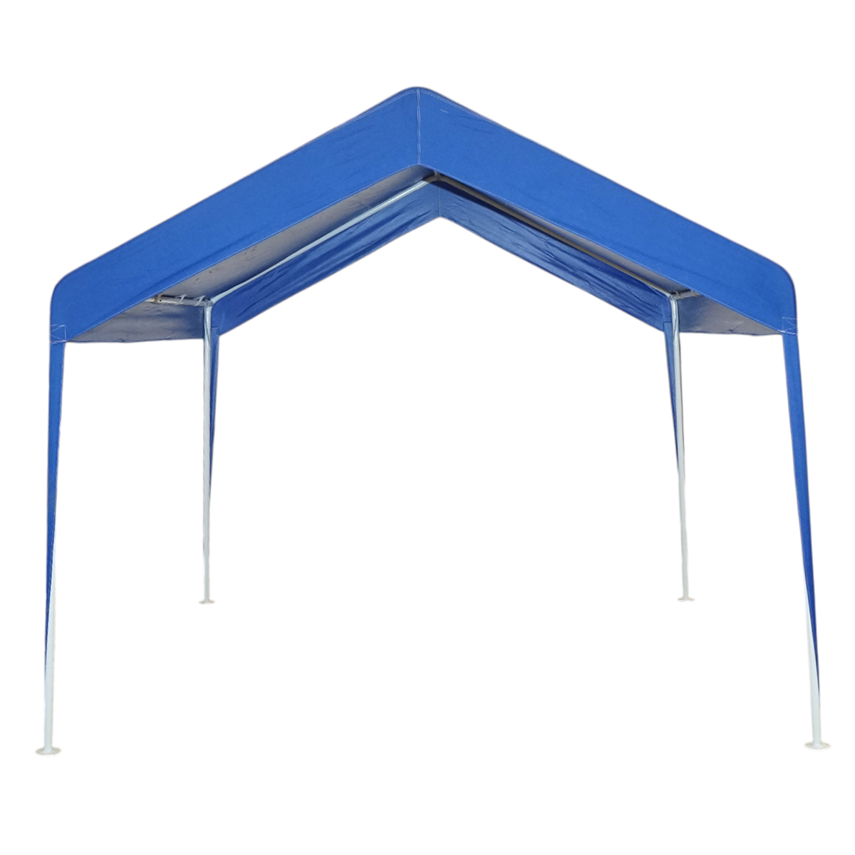 Cort evenimente pavilion gradina 3x3m albastru, acoperis impermeabil in 2 ape, structura otel galvanizat Breckner Germany - imagine 2