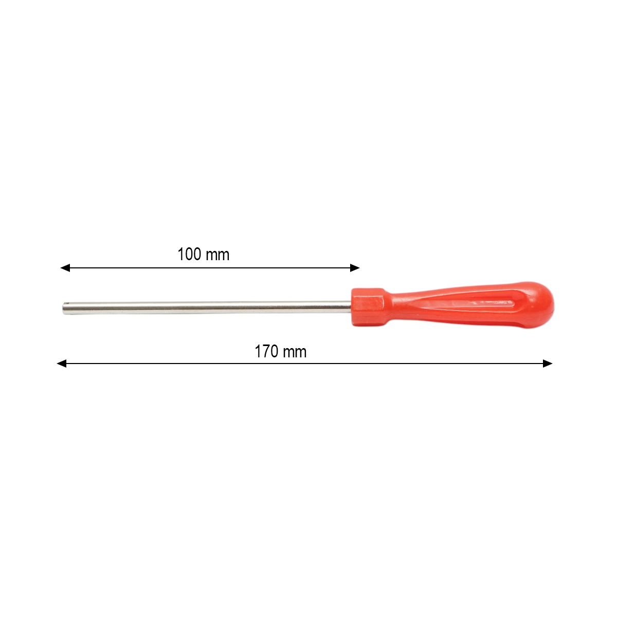 Surubelnita ventil valva roata lunga 170mm - imagine 2