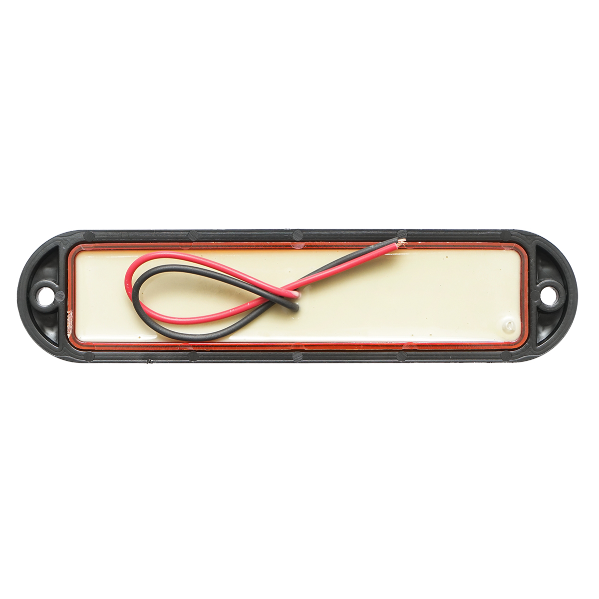Lampa laterala gabarit LED 12-24V, galben 155x37mm, rama neagra Breckner Germany - imagine 2