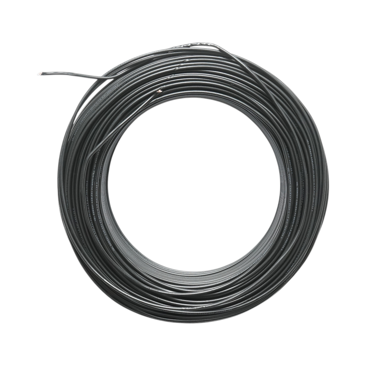 Cablu electric cupru 1.5mm negru FY H07V-U, izolatie PVC 450/750V 100m/rola - imagine 2