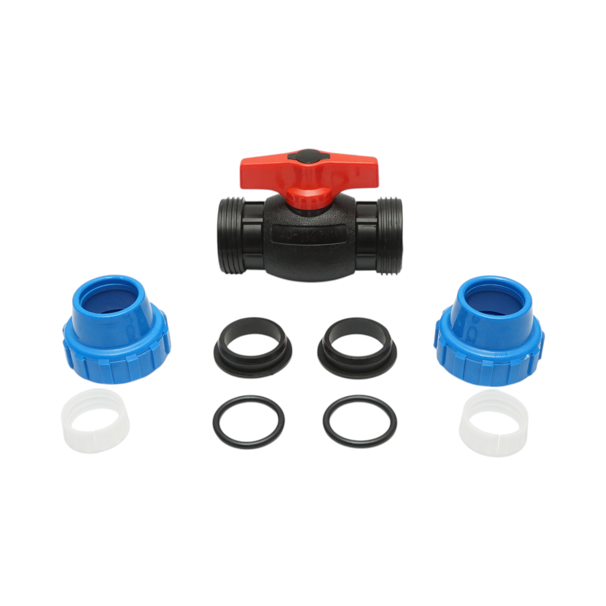 Robinet mufa cu bila compresiune 40x40mm PN16 pentru sisteme de irigatii - imagine 2