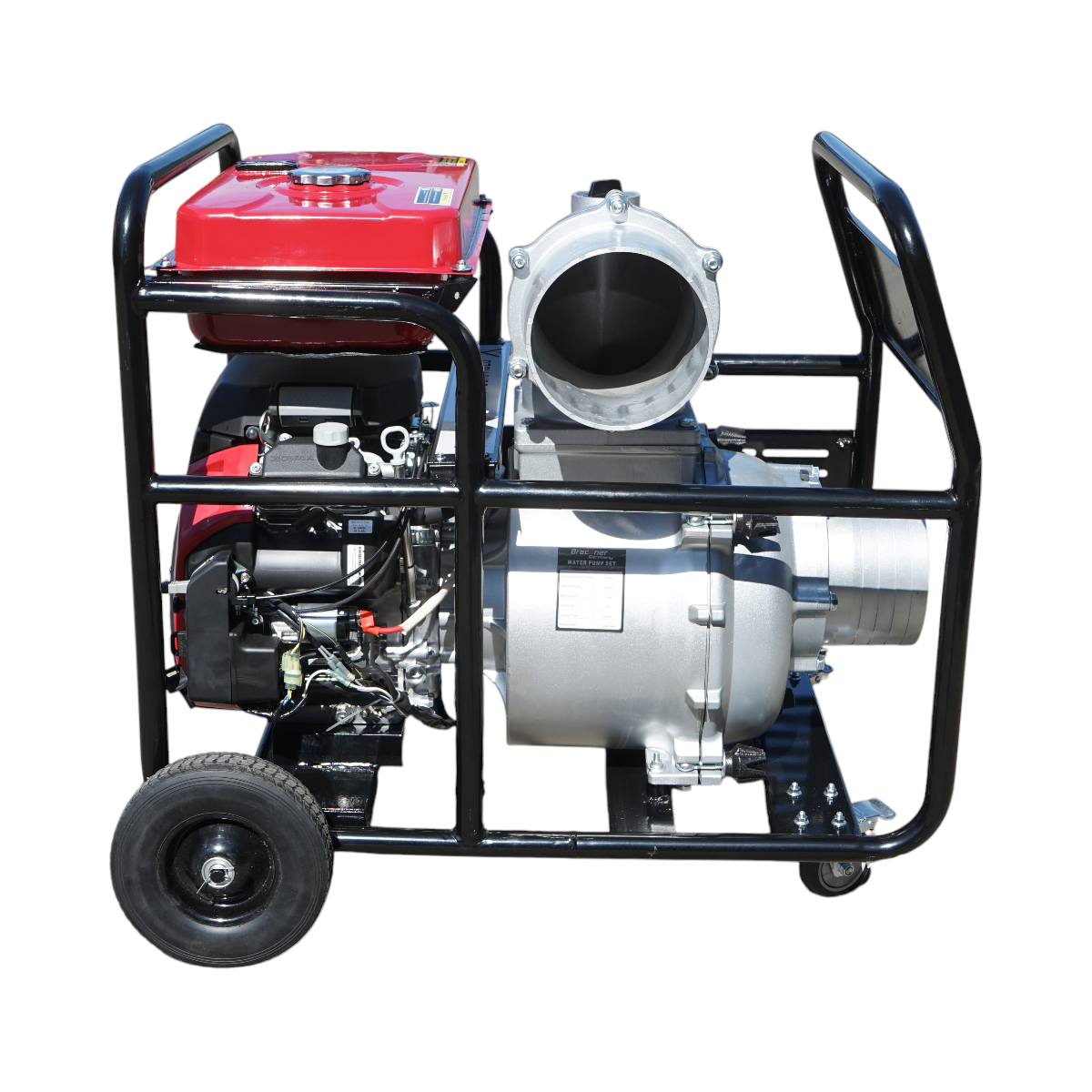 Motopompa pe benzina 22.4CP, 8 toli, motor Honda GX690, debit 300 m3/h, adancime aspiratie 4m, inaltime pompare 15m, pornire la cheie Breckner Germany - imagine 2