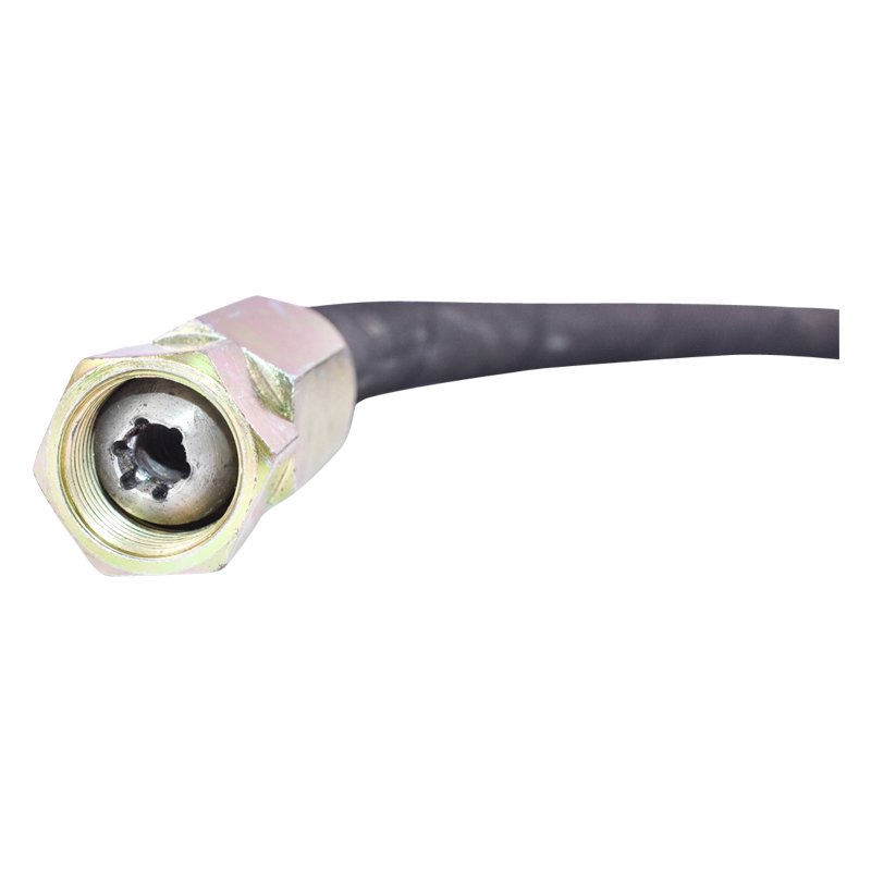 Furtun presiune sertizat cu capete filetate L = 800 mm - imagine 2
