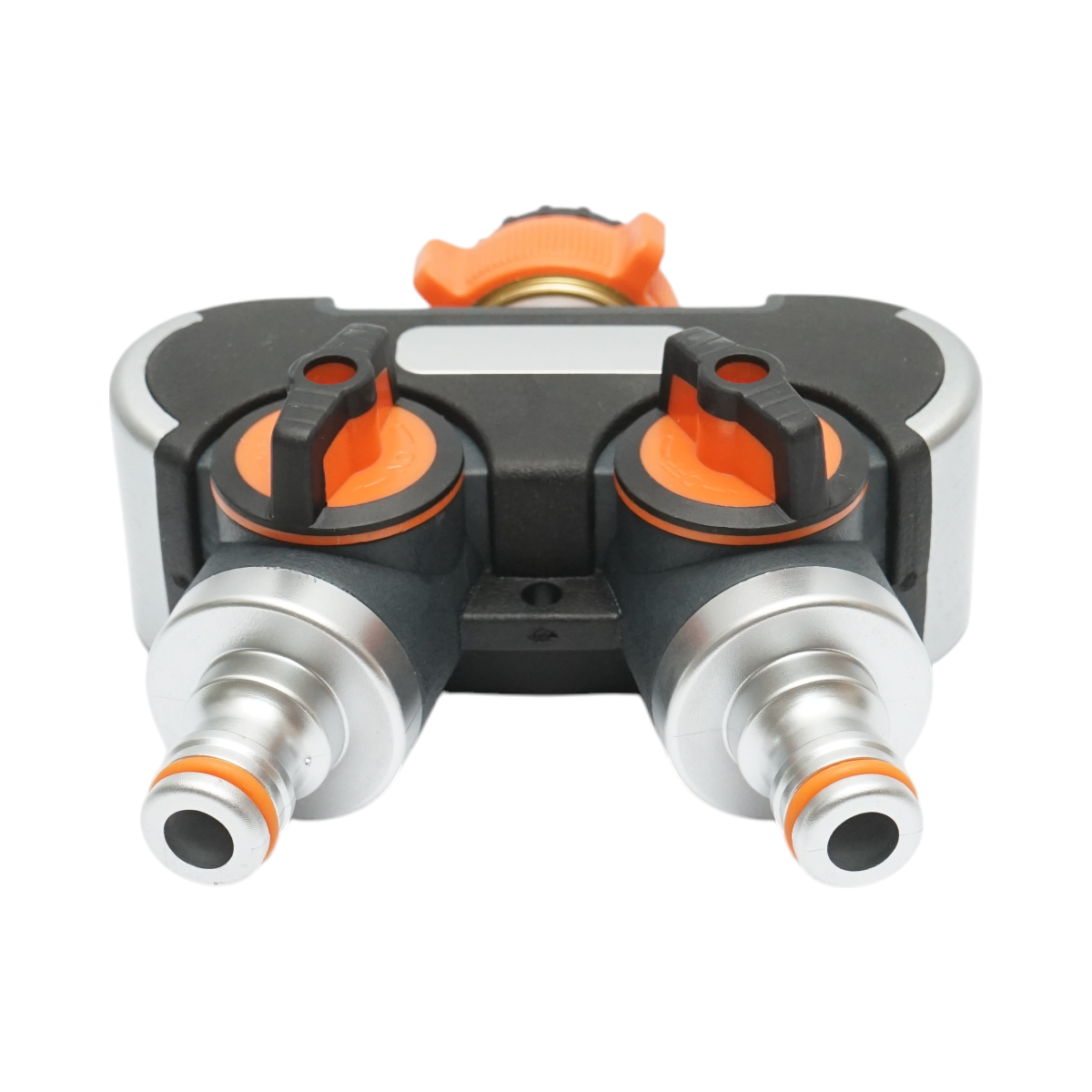 Distribuitor 2 cai cu robineti, conectori 1/2 si adaptor robinet 1/2-3/4 furtun gradina - imagine 2