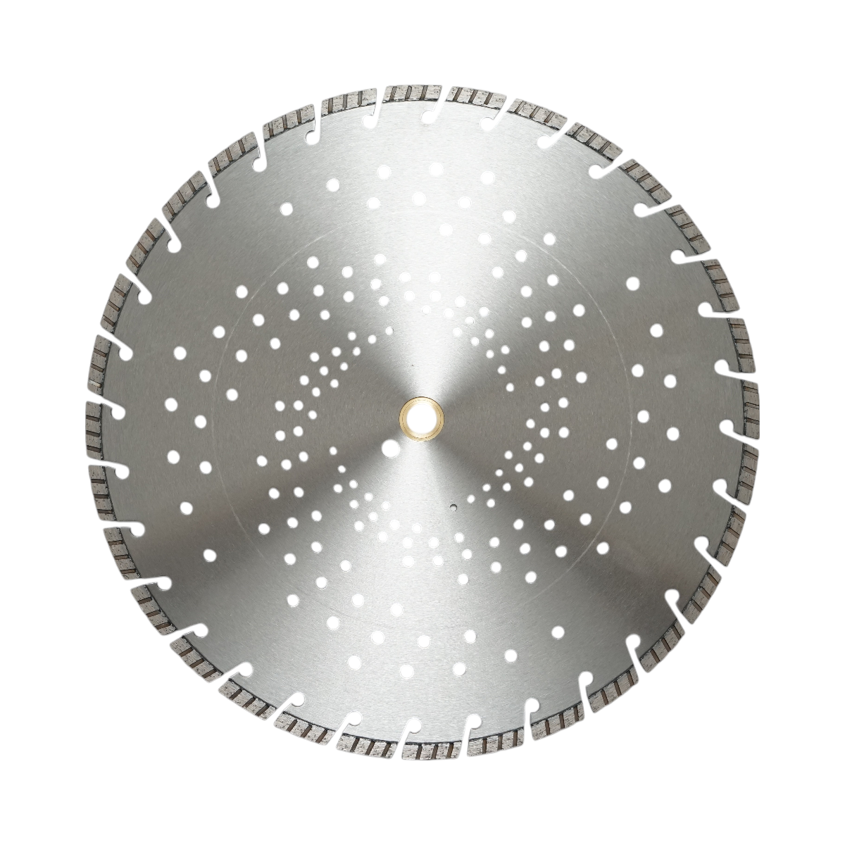 Disc diamantat turbo segmentat 450x30mm, segment 10mm pentru beton armat, pavele, boltari, piatra dura Breckner Germany - imagine 2