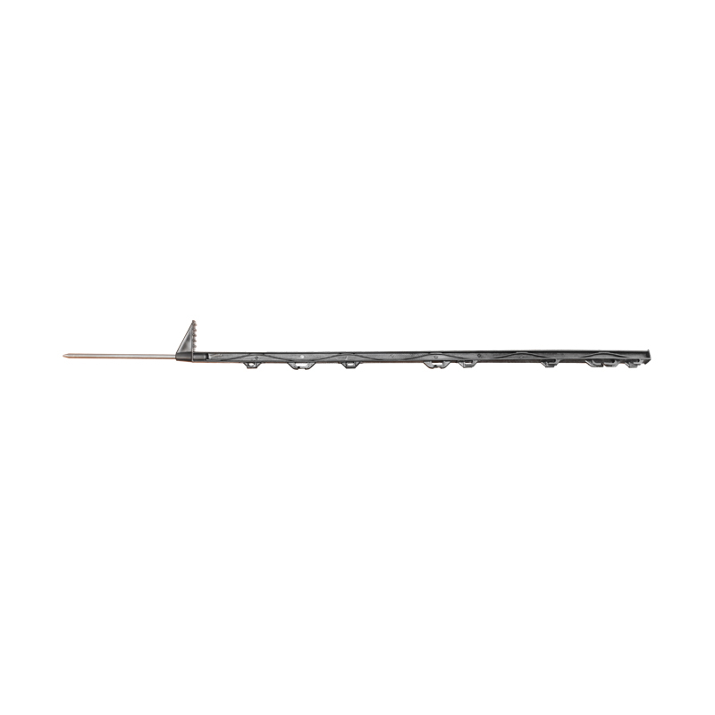Stalp din plastic 1110mm negru pentru fir gard electric Breckner Germany - imagine 2