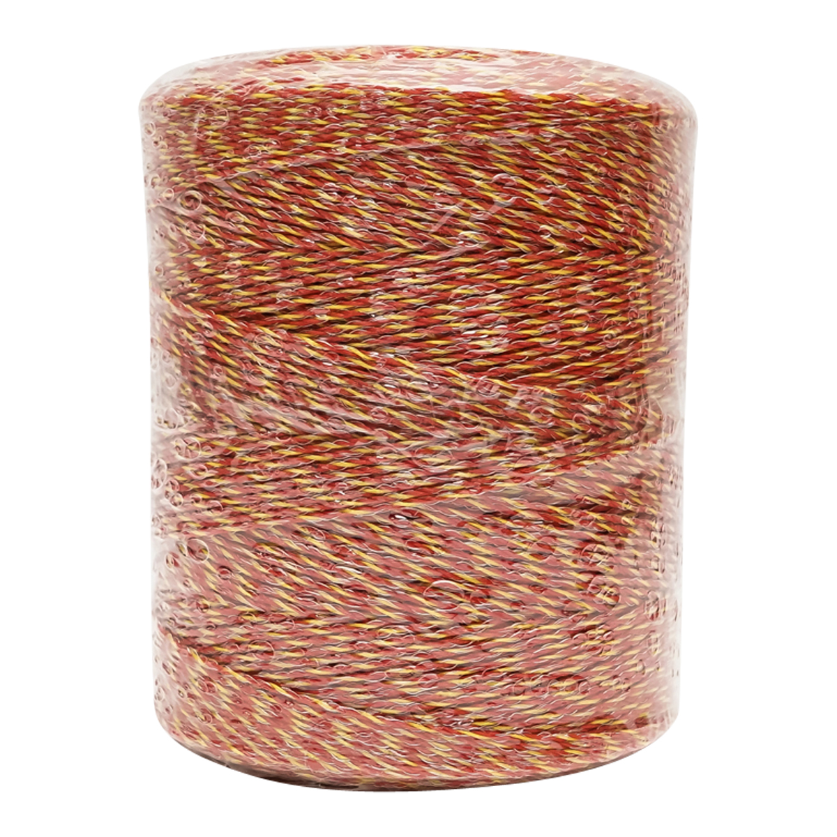 Rola fir galben-rosu fi 2mm. 6x0.15mm 8 Ohm/m SS, 1000m gard electric Breckner Germany - imagine 2