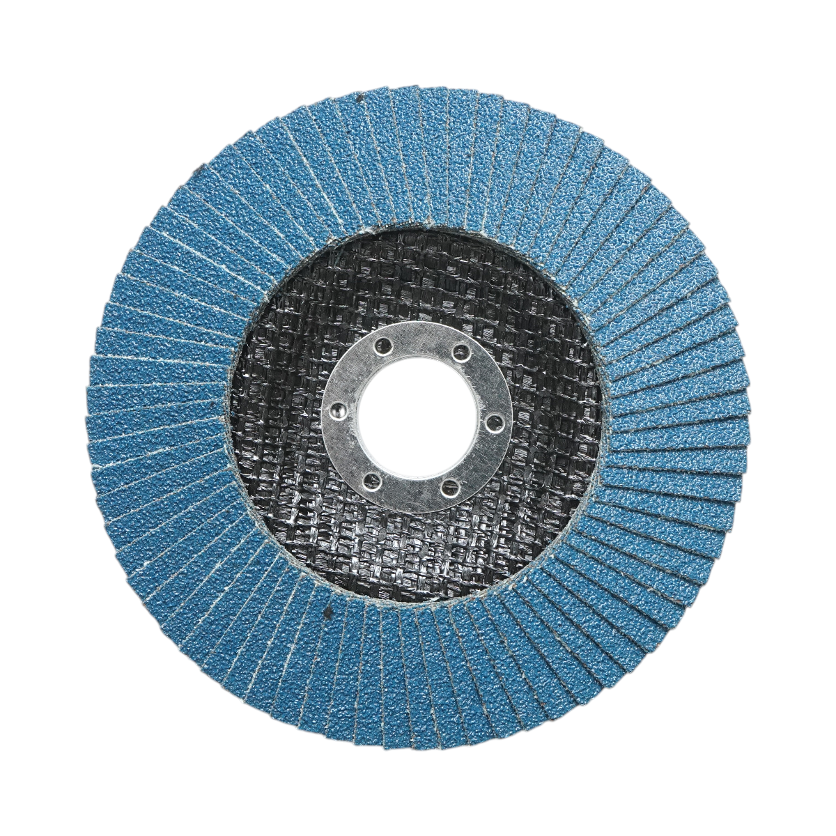 Disc lamelar abraziv cu zirconiu 125x22.23mm T29 R80 pentru slefuire, polizare metal si inox - imagine 2