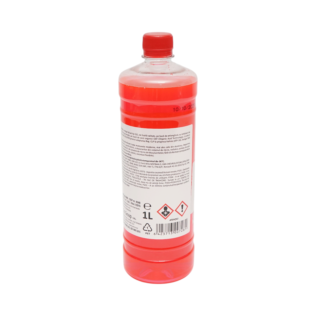 Antigel G12 rosu -36 grade Premium Pro-X 1L - imagine 2