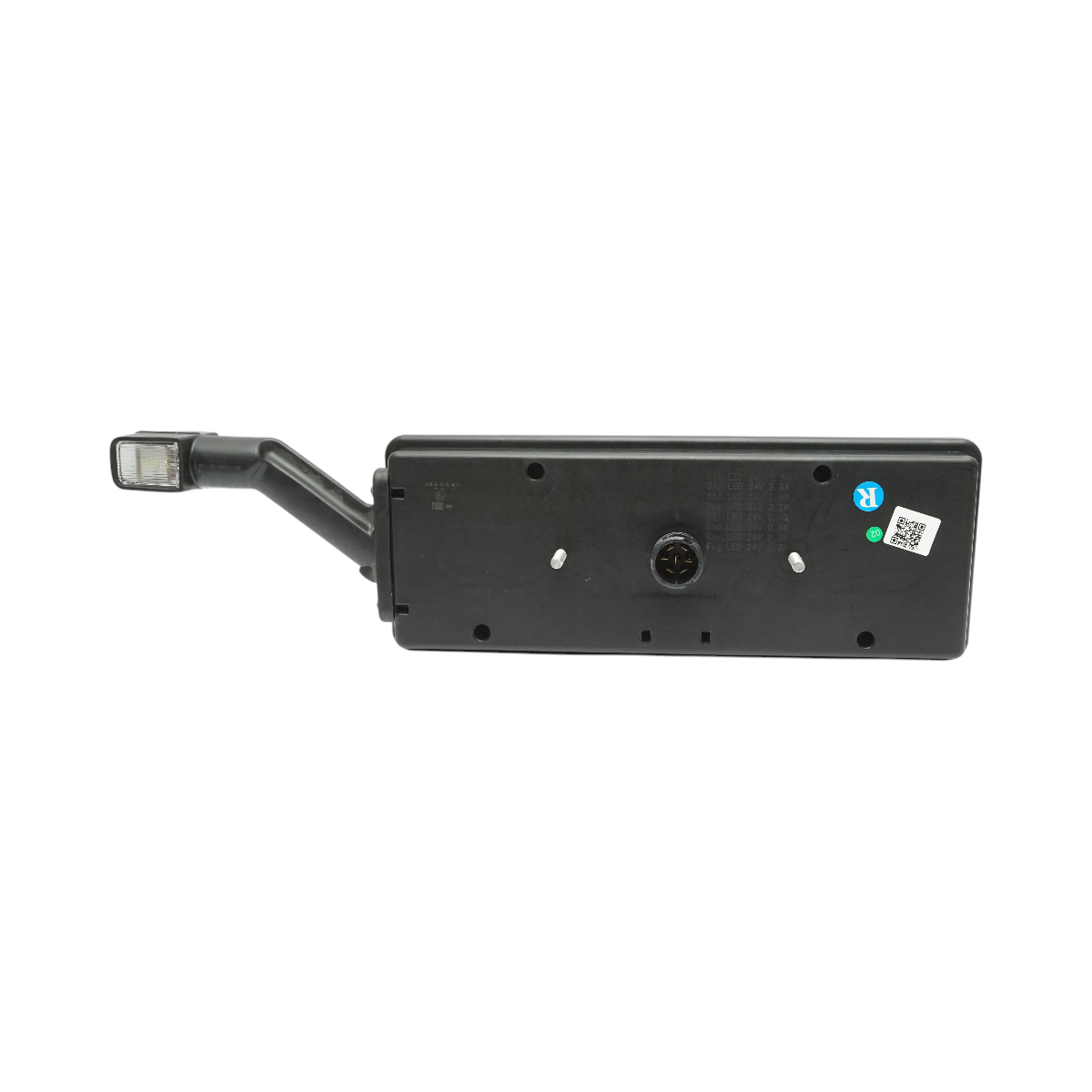 Lampa stop spate dreapta LED remorca 24V, 7 pini ASS2.1 E-mark cu lampi de gabarit, iluminare numar 400x153x88mm - imagine 2