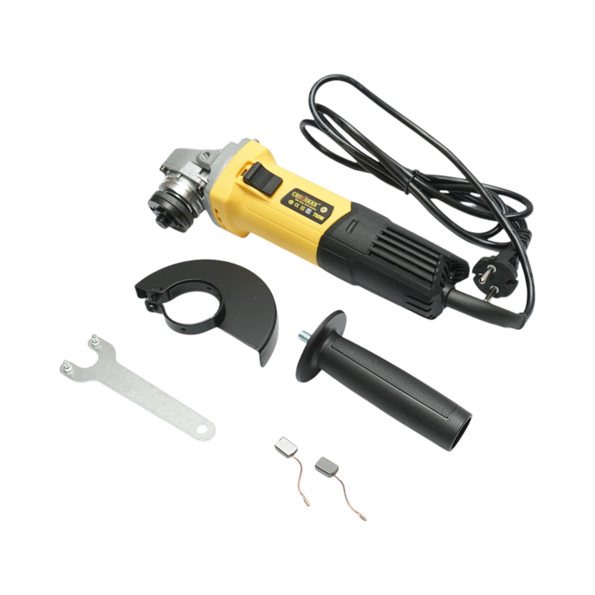 Polizor unghiular flex 760W, 220V disc 115mm, turatie 11000 r/min Crownman - imagine 2