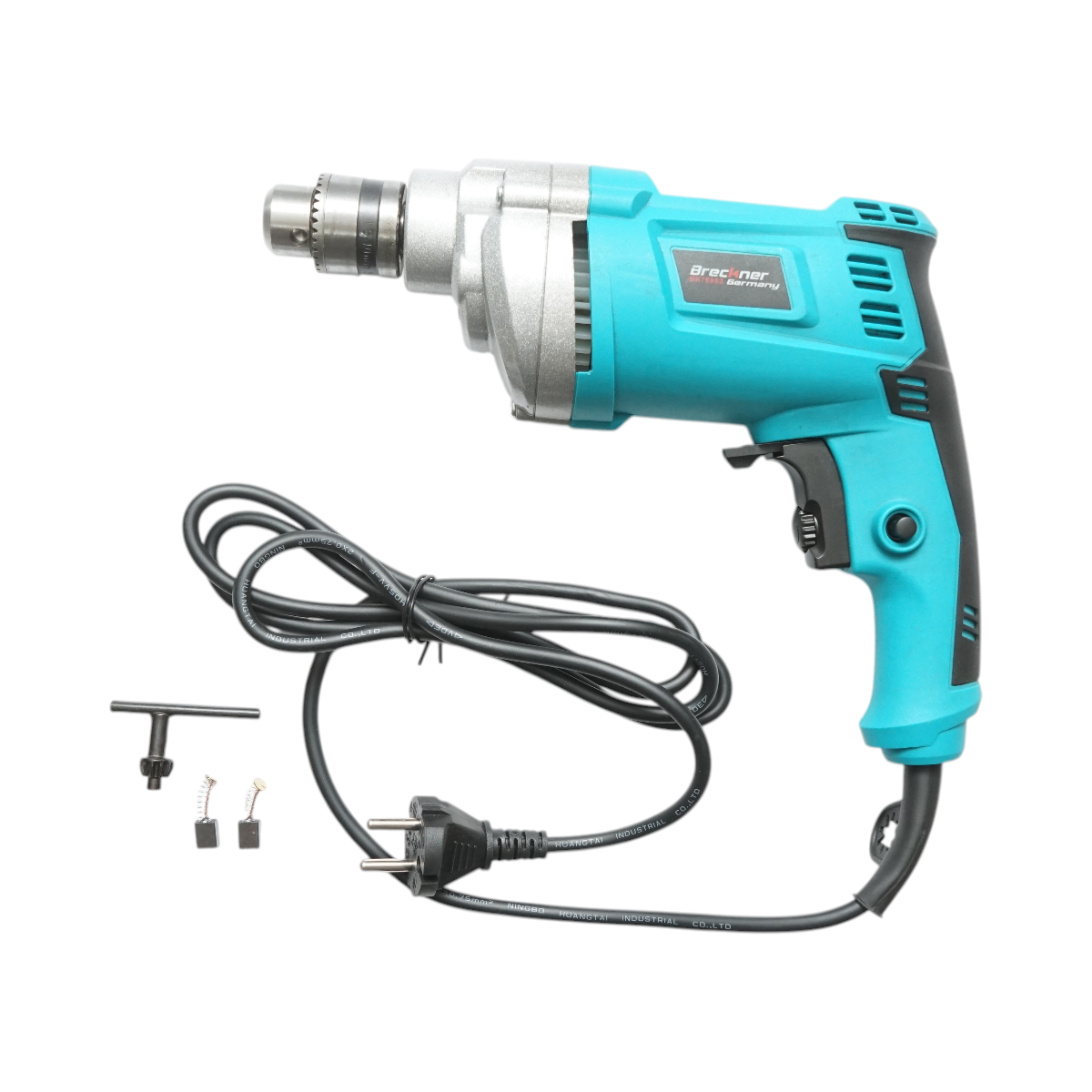Masina de gaurit si insurubat 750W, 220V, mandrina 10mm, turatie 4500rpm Breckner Germany - imagine 2