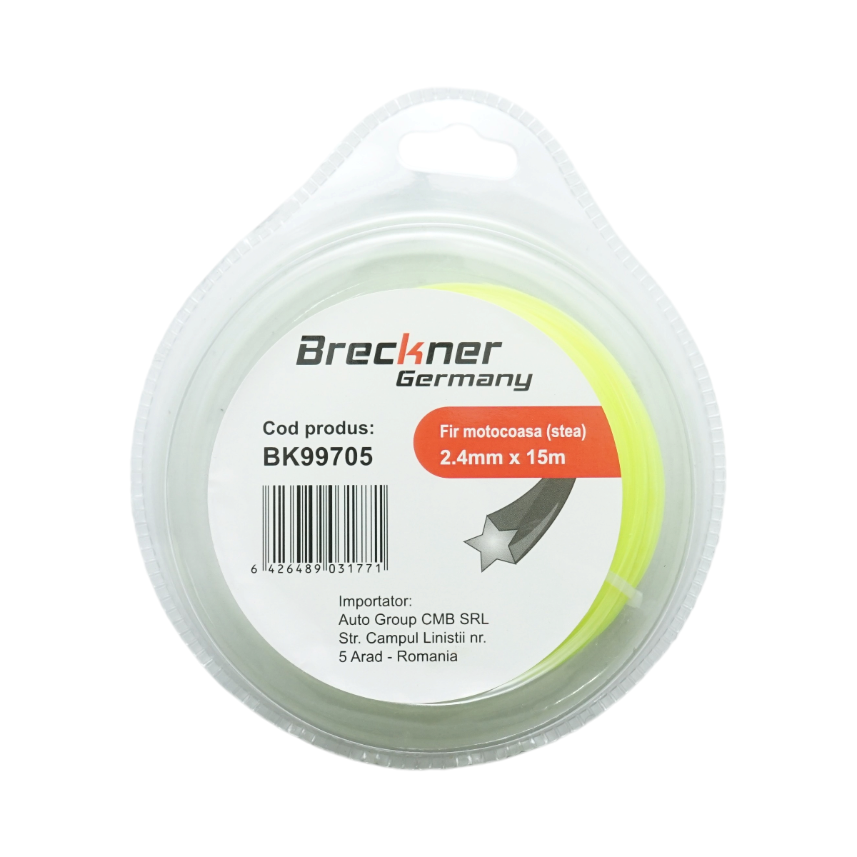 Fir stea motocoasa 2.4mm x 15m Breckner Germany - imagine 2