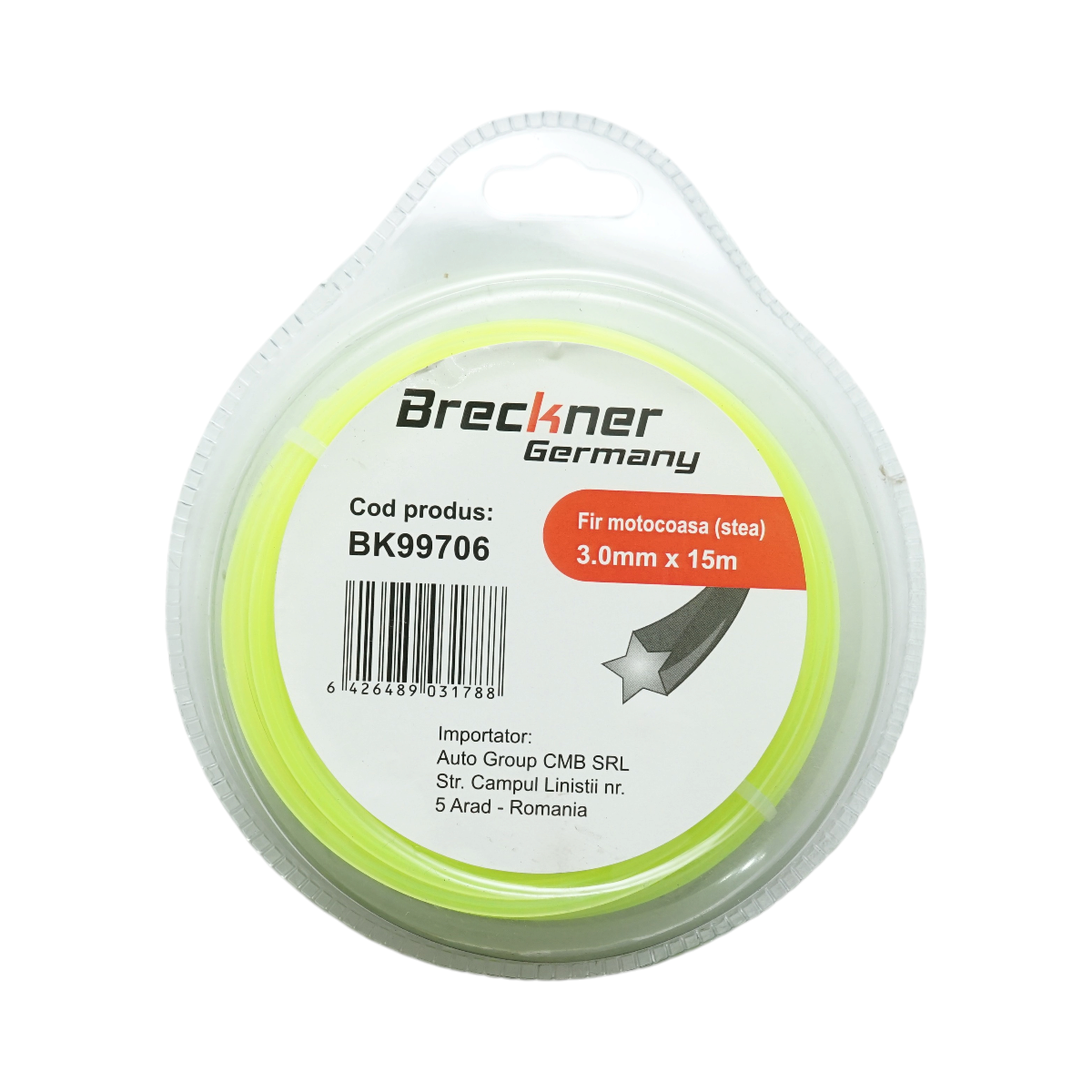 Fir stea motocoasa 3mm x 15m Breckner Germany - imagine 2