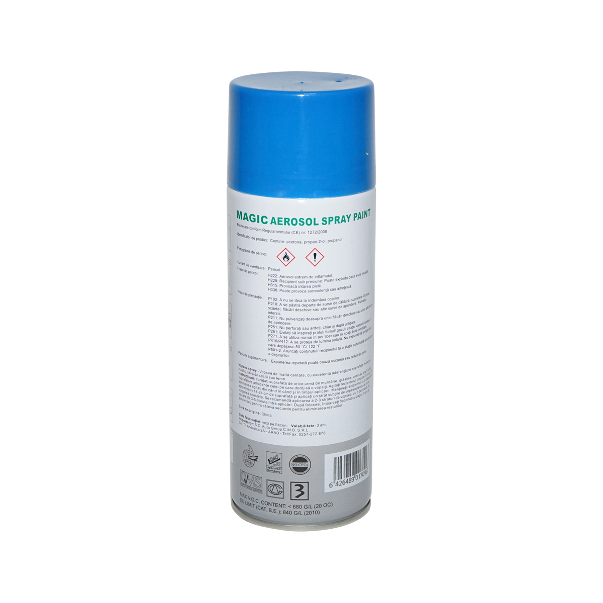 Spray vopsea Magic bleu azur 61F 450 ml - imagine 2