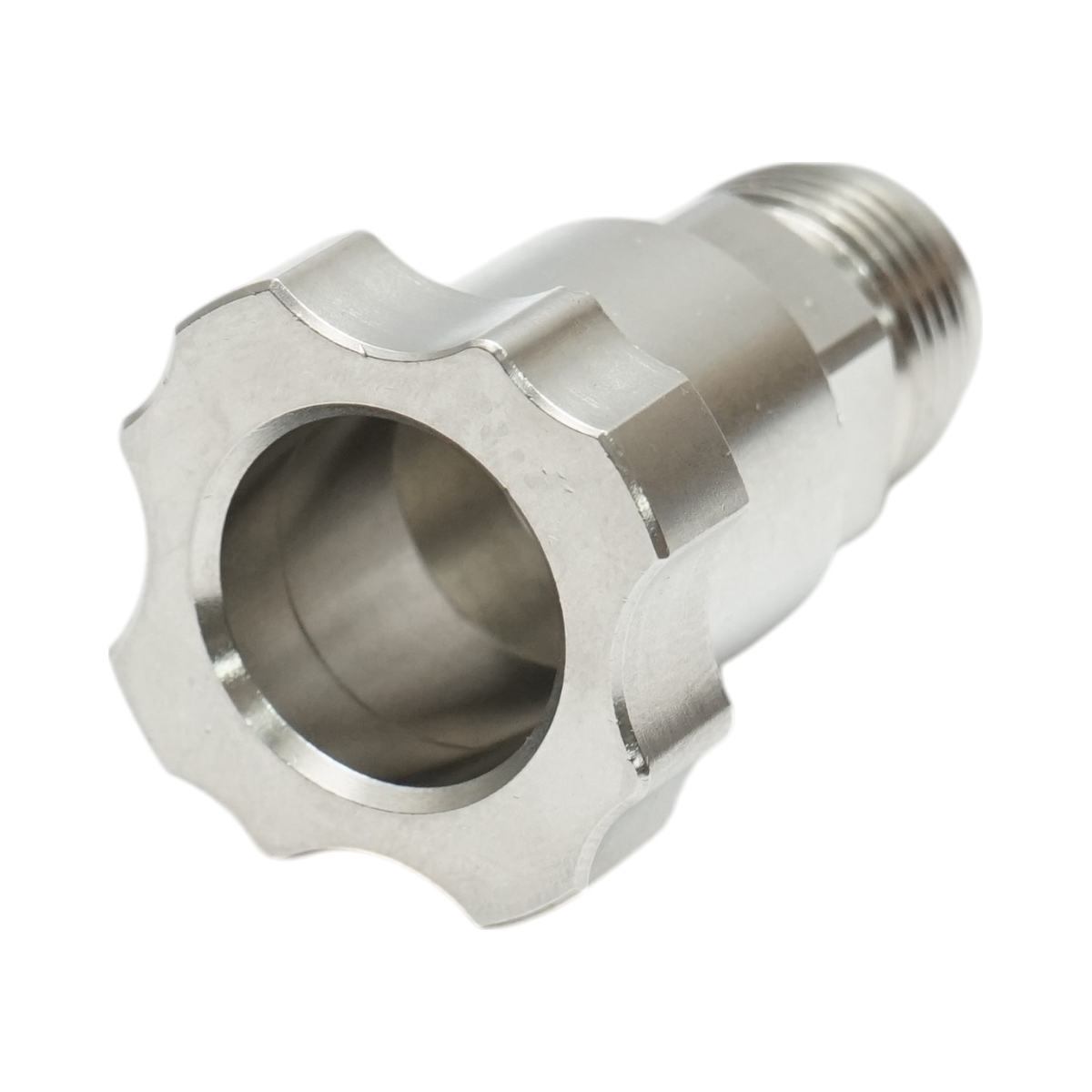 Conector pistol de vopsit DeVilbiss M16x1.5mm otel inoxidabil - imagine 2