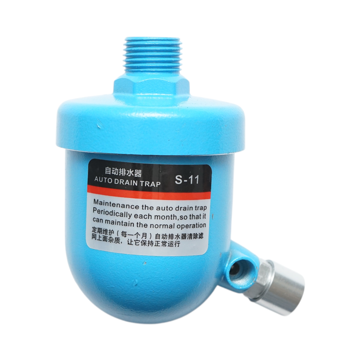 Supapa condens aer comprimat automata mecanica 10 bar, 1/2 NPT pentru compresor aer cu surub - imagine 2