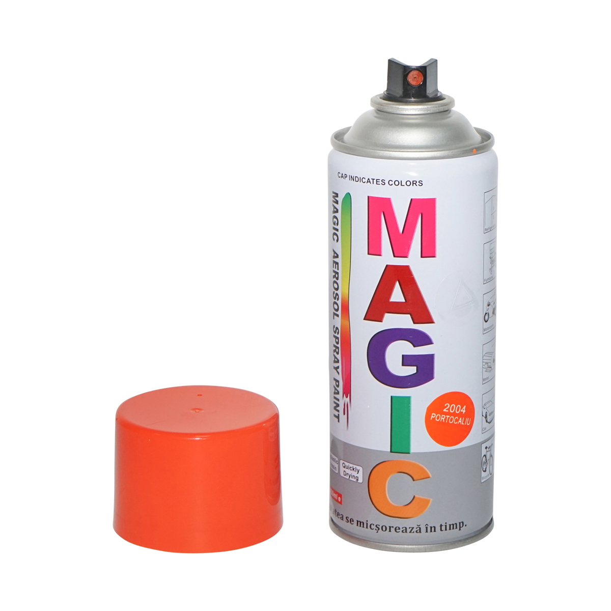 Spray vopsea Magic portocaliu 2004 450 ml - imagine 2