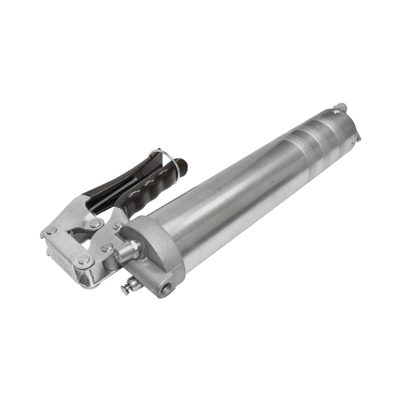 Pistol pentru gresat cu maner + tub vaselina Olipes (decalimetru presiune inalta) Breckner Germany - imagine 2