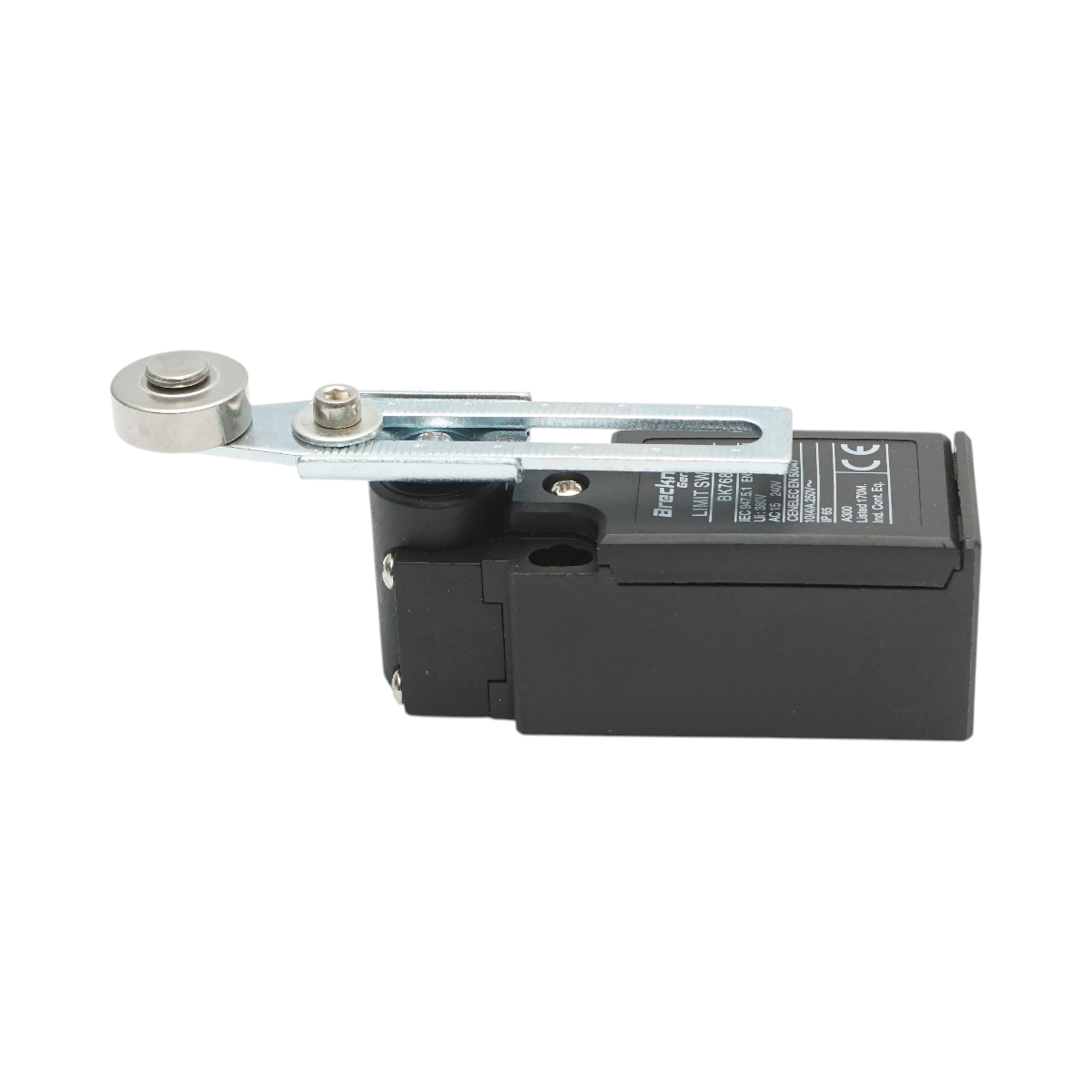 Intrerupator limita cu actuator tip piston si brat reglabil lung 250V/380V, 10A IP65 Breckner Germany - imagine 2