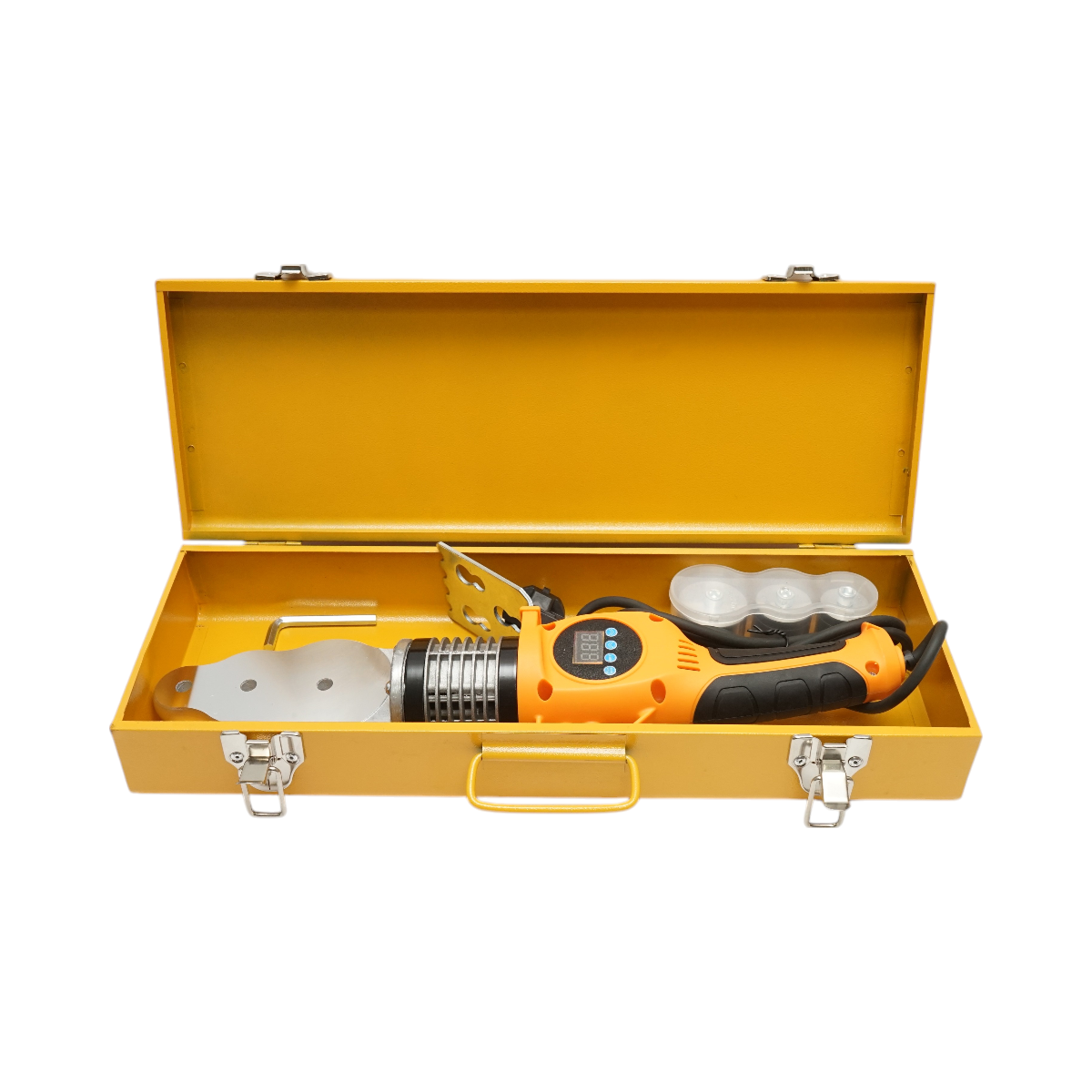 Masina sudat tevi PPR 800W cu afisaj digital 0-320°C, 3 bacuri 20-25-32mm Breckner Germany - imagine 2