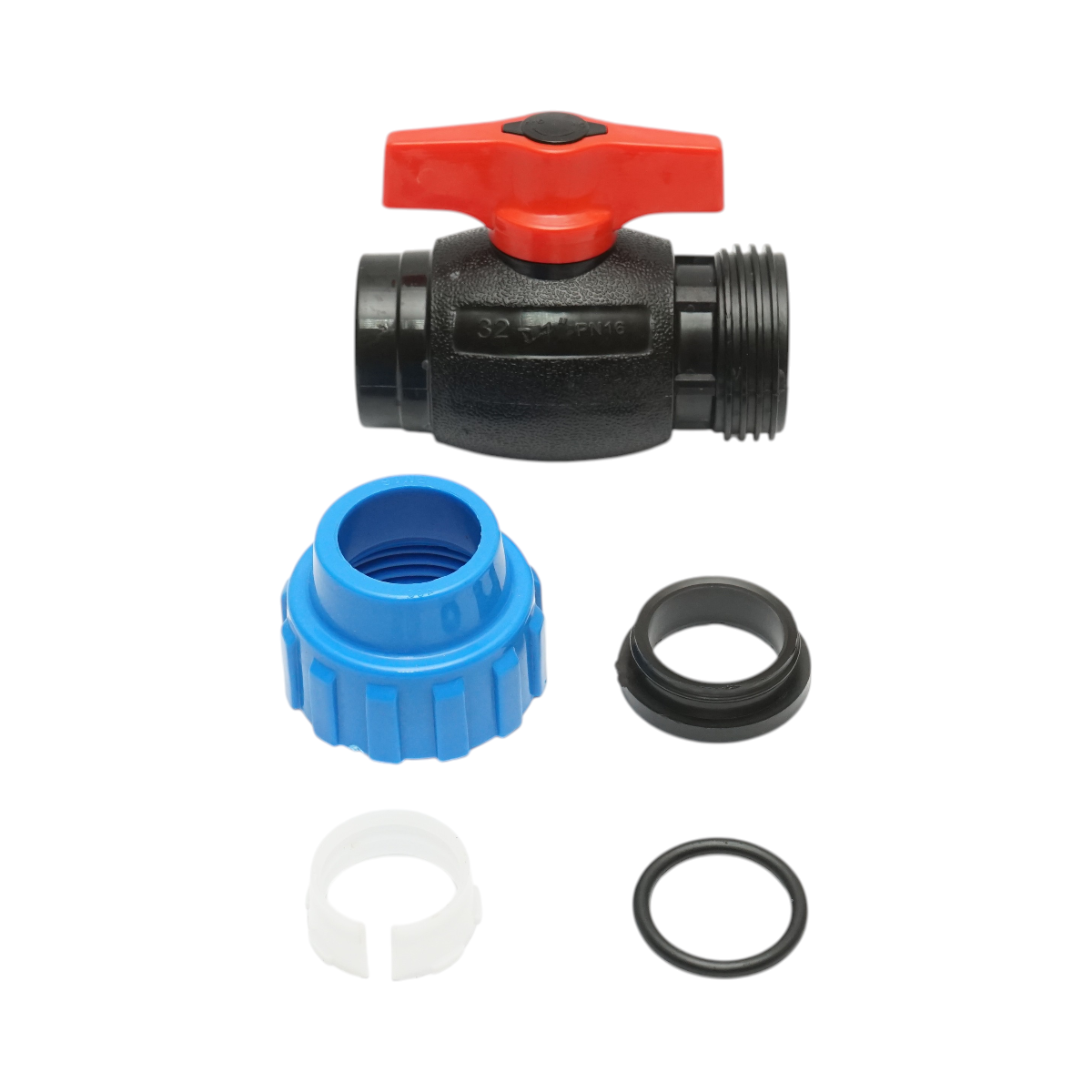 Robinet mufa cu bila compresiune 32mm x 1 inch PN16 pentru sisteme de irigatii - imagine 2