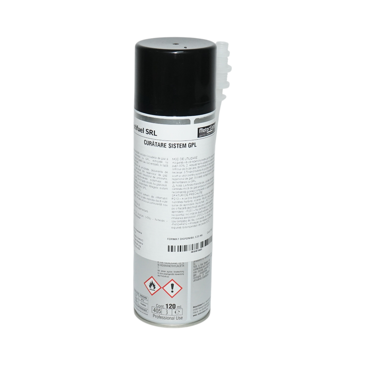 Aditiv GPL curatare electrovalve si sistem alimentare cu lubrifiant 120ml MotorSistem - imagine 2