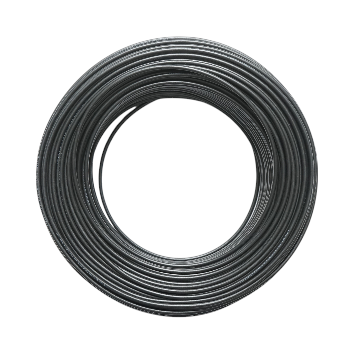 Cablu electric cupru 2.5mm negru MYF H07V-K, izolatie PVC 450/750V 100m/rola - imagine 2