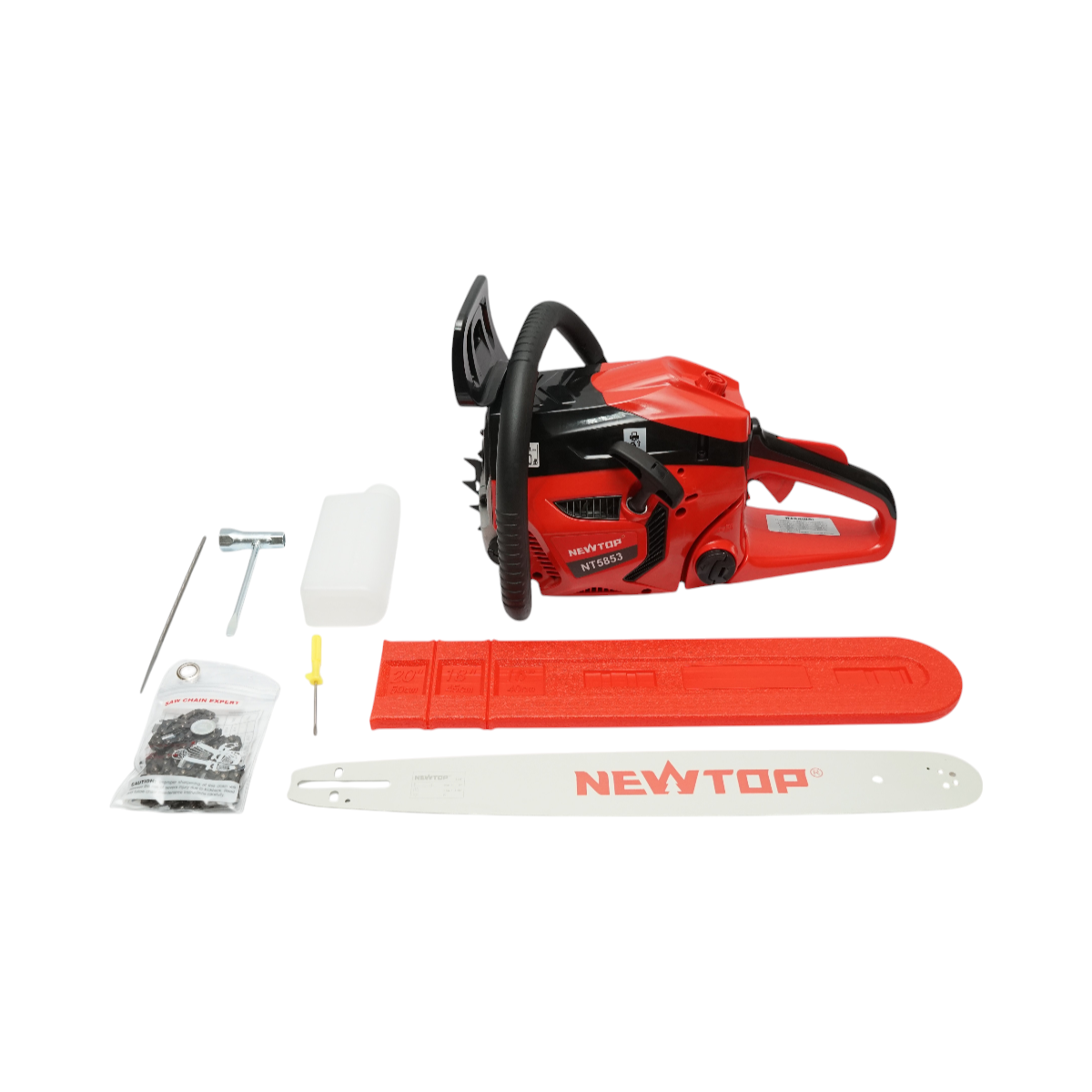 Motofierastrau, drujba profesionala 3CP, 54.5cc, 2 timpi cu lama 20 inch(50cm) accesorii incluse - imagine 2