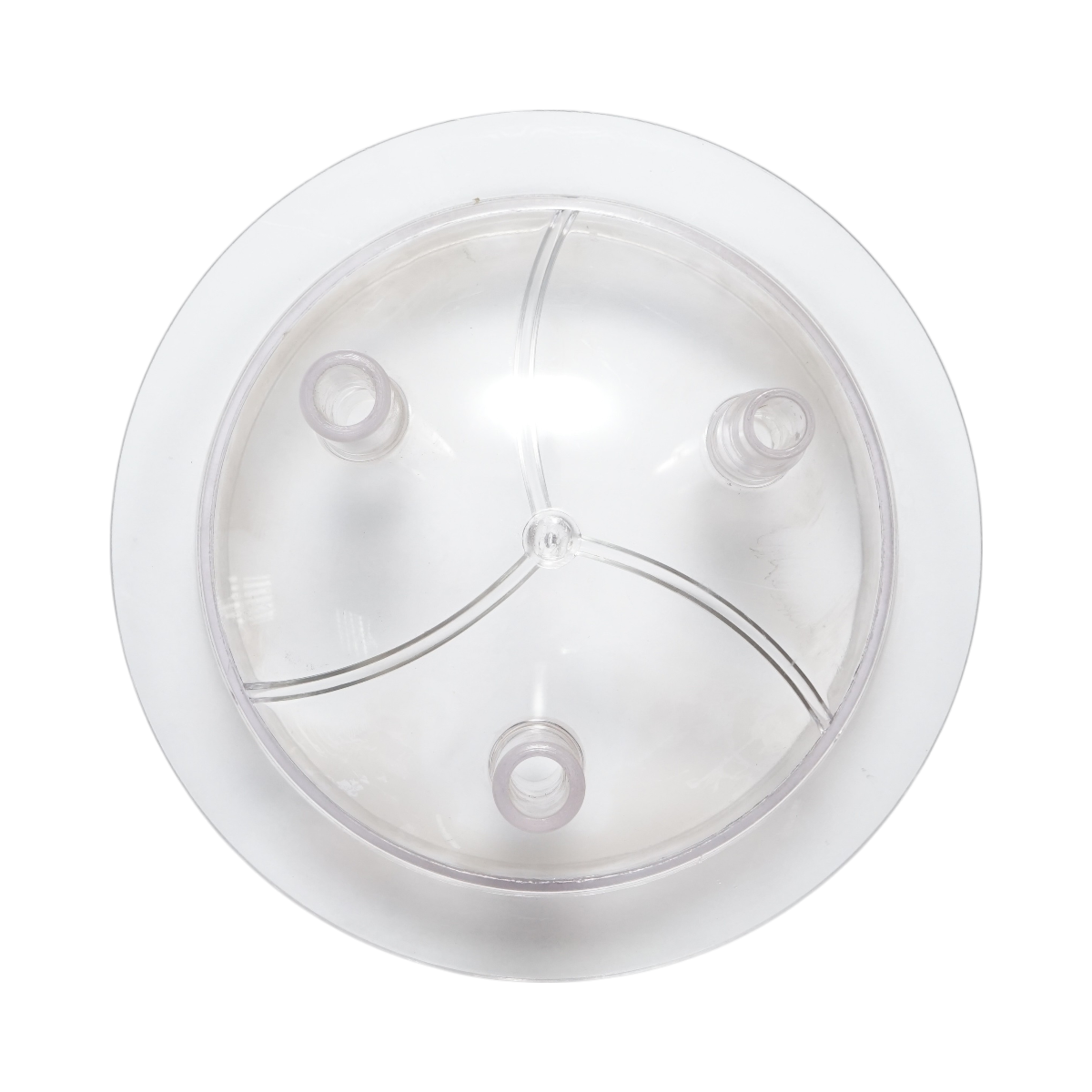 Capac plat bidon 30L cu 3 iesiri pentru aparat de muls vaci Breckner Germany - imagine 2