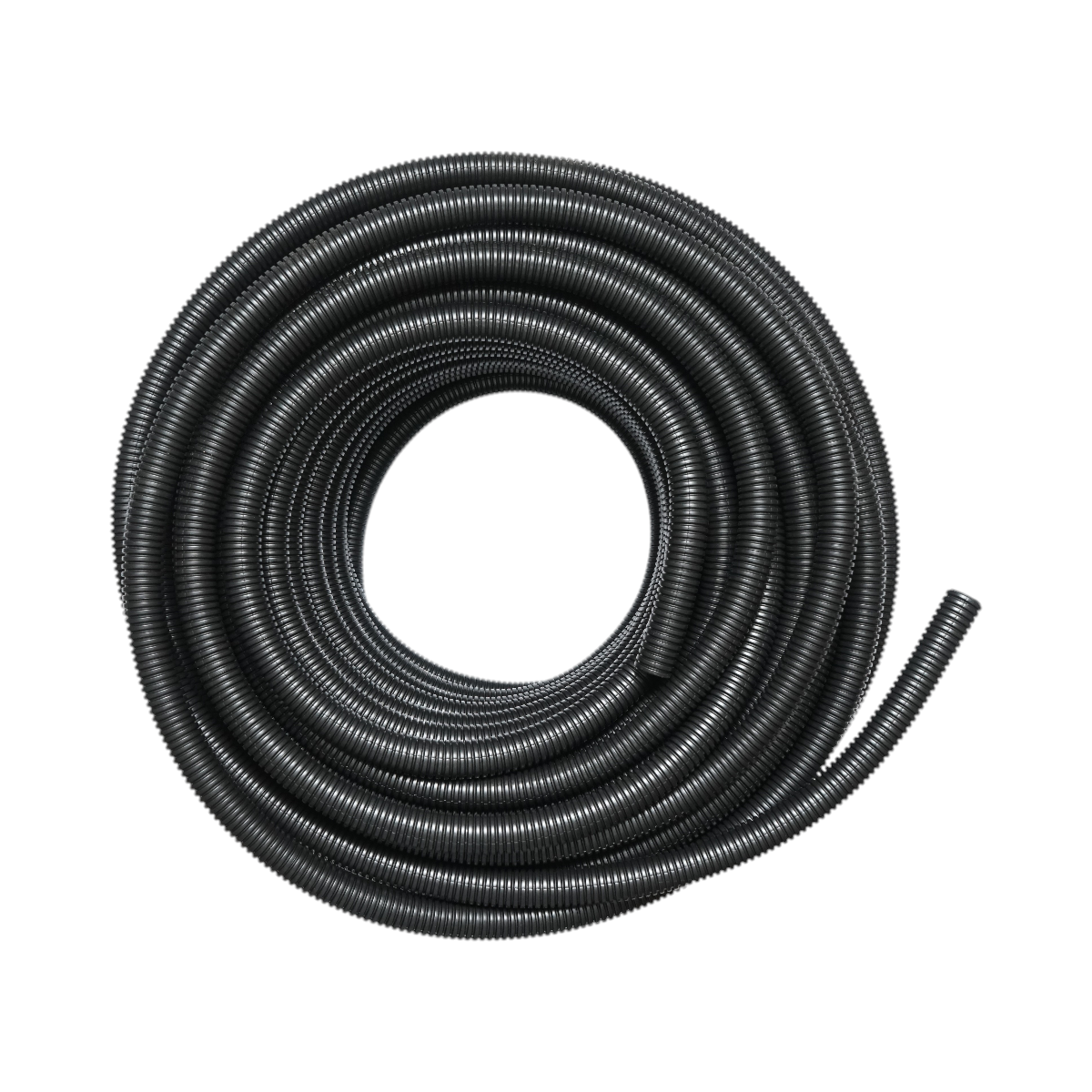 Tub flexibil copex 20mm fara fir, polietilena HDPE, 320N negru 50m/rola Longroad - imagine 2