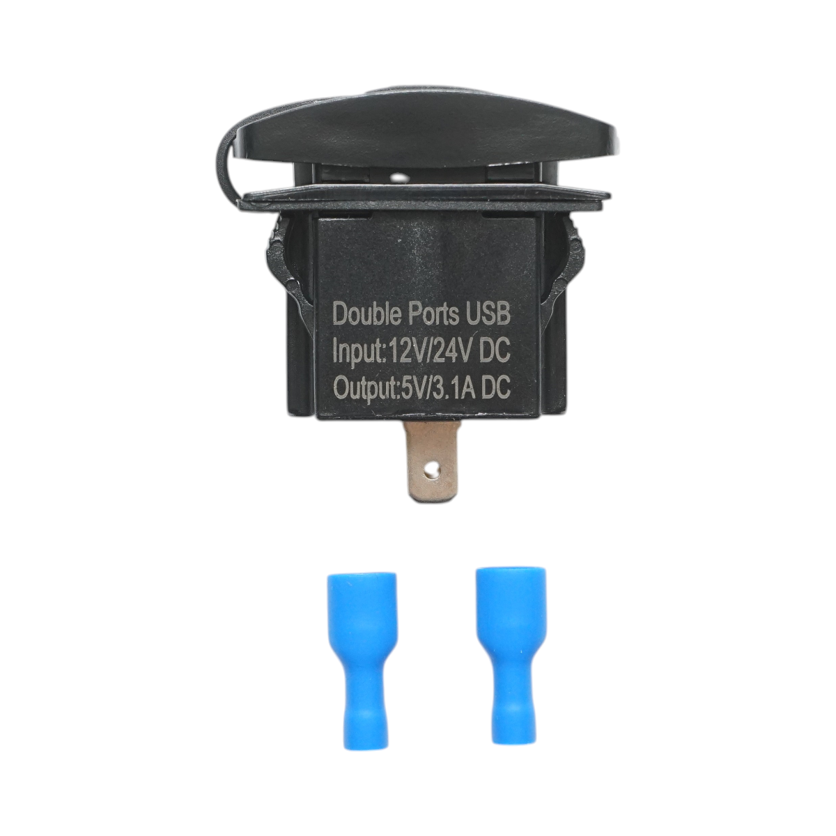 Incarcator priza bricheta auto 12V/24V, 2xUSB 5V/3.1A DC - imagine 2