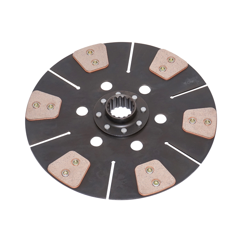Disc ambreiaj complet cu placute ferodou 16 caneluri fi 327 D1010 Breckner Germany - imagine 2