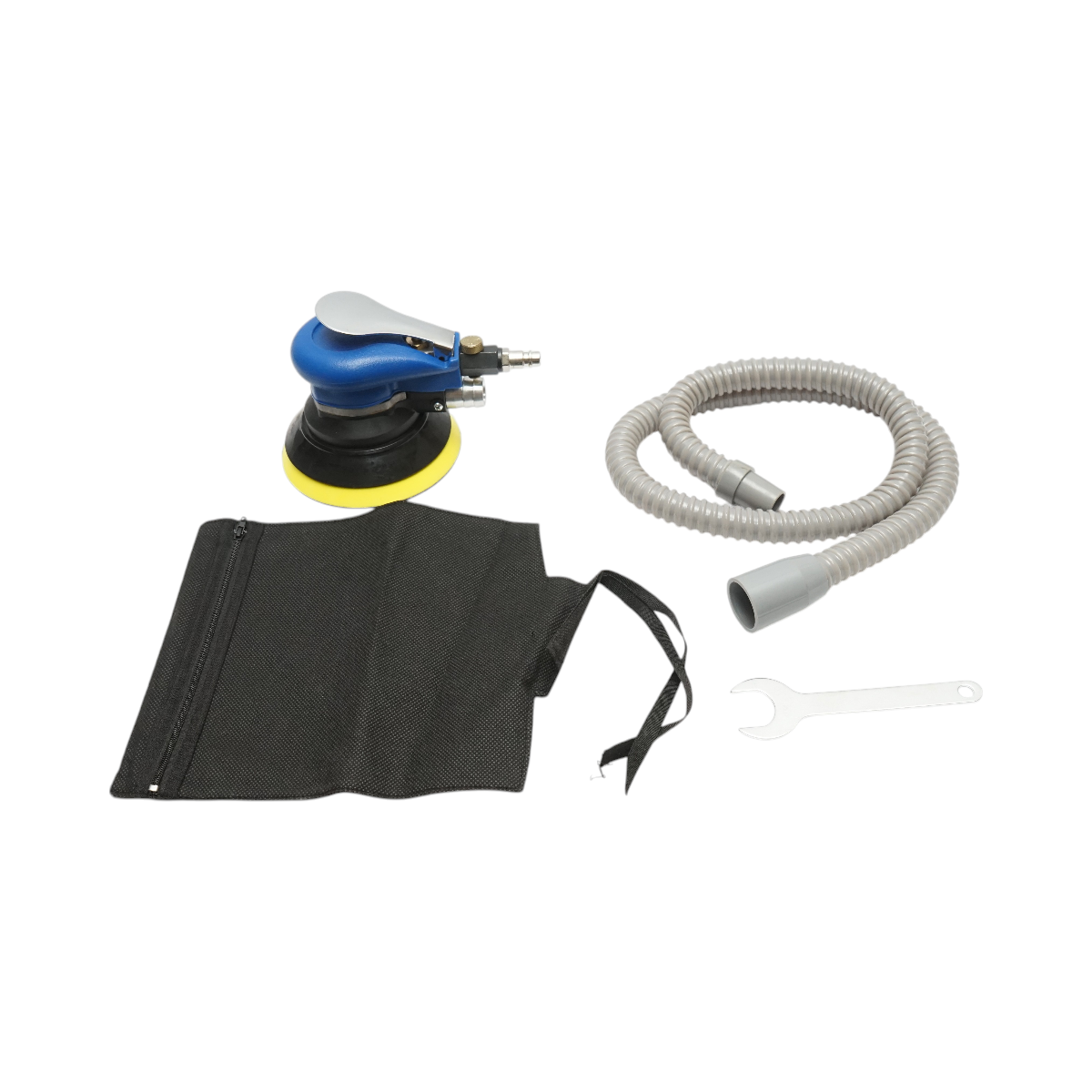 Slefuitor orbital pneumatic 125mm cu sistem de aspirare, viteza 10000rpm, orbita 2.5mm, presiune max. 8 bar - imagine 2