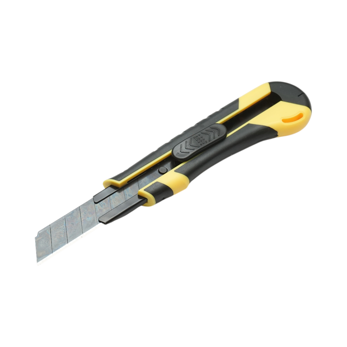 Cutit cutter profesional cu lama otel 18mm SK5, corp ABS cu maner TPR Crownman - imagine 2