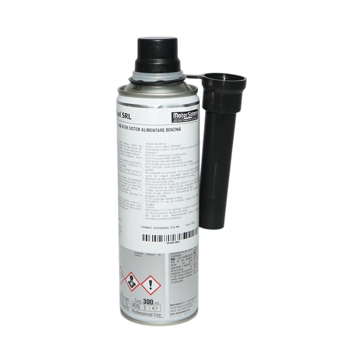 Aditiv benzina curatare sistem alimentare injectie cu lubrifiant 300ml MotorSistem - imagine 2