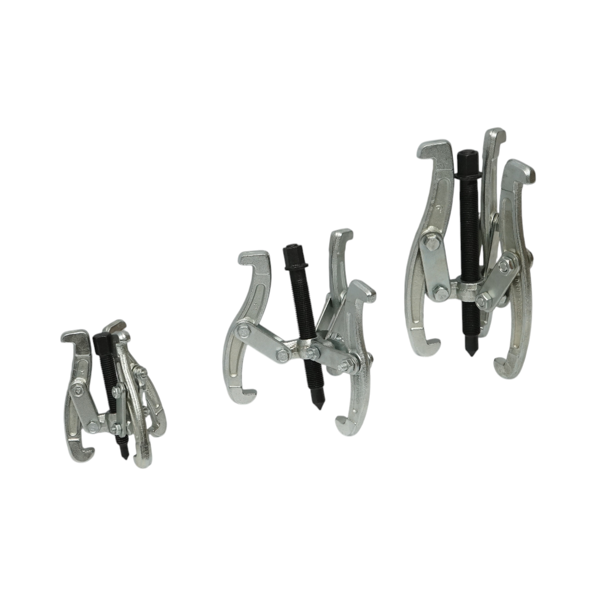 Set 3 extractoare rulmenti cu 3 brate 75mm, 100mm, 150mm - imagine 2