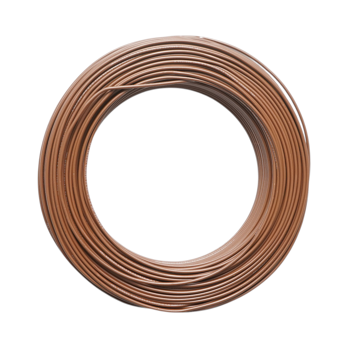 Cablu electric cupru 1.5mm maro FY H07V-U, izolatie PVC 450/750V 100m/rola - imagine 2