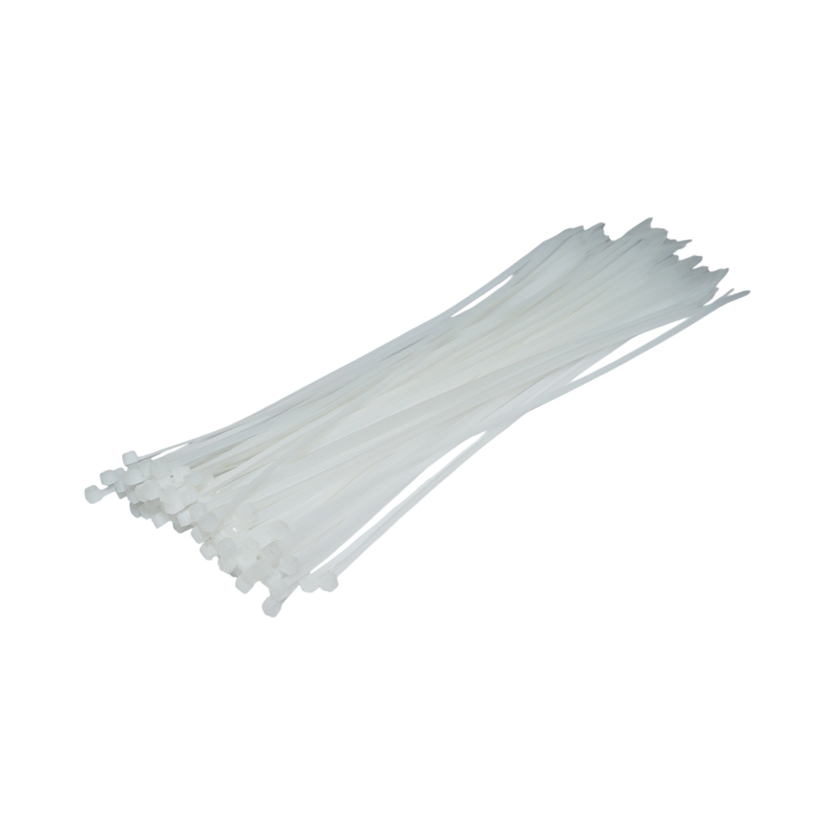 Faseta colier plastic alb 3.6x290mm 100 buc/set Longroad - imagine 2
