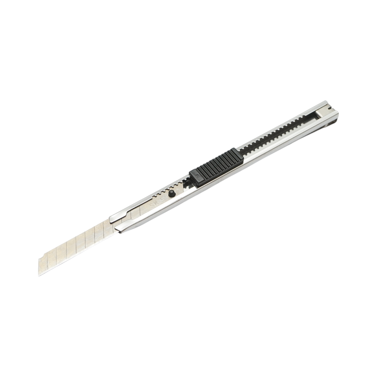 Cutit cutter profesional cu lama otel 9mm SK5, corp otel inoxidabil Crownman - imagine 2