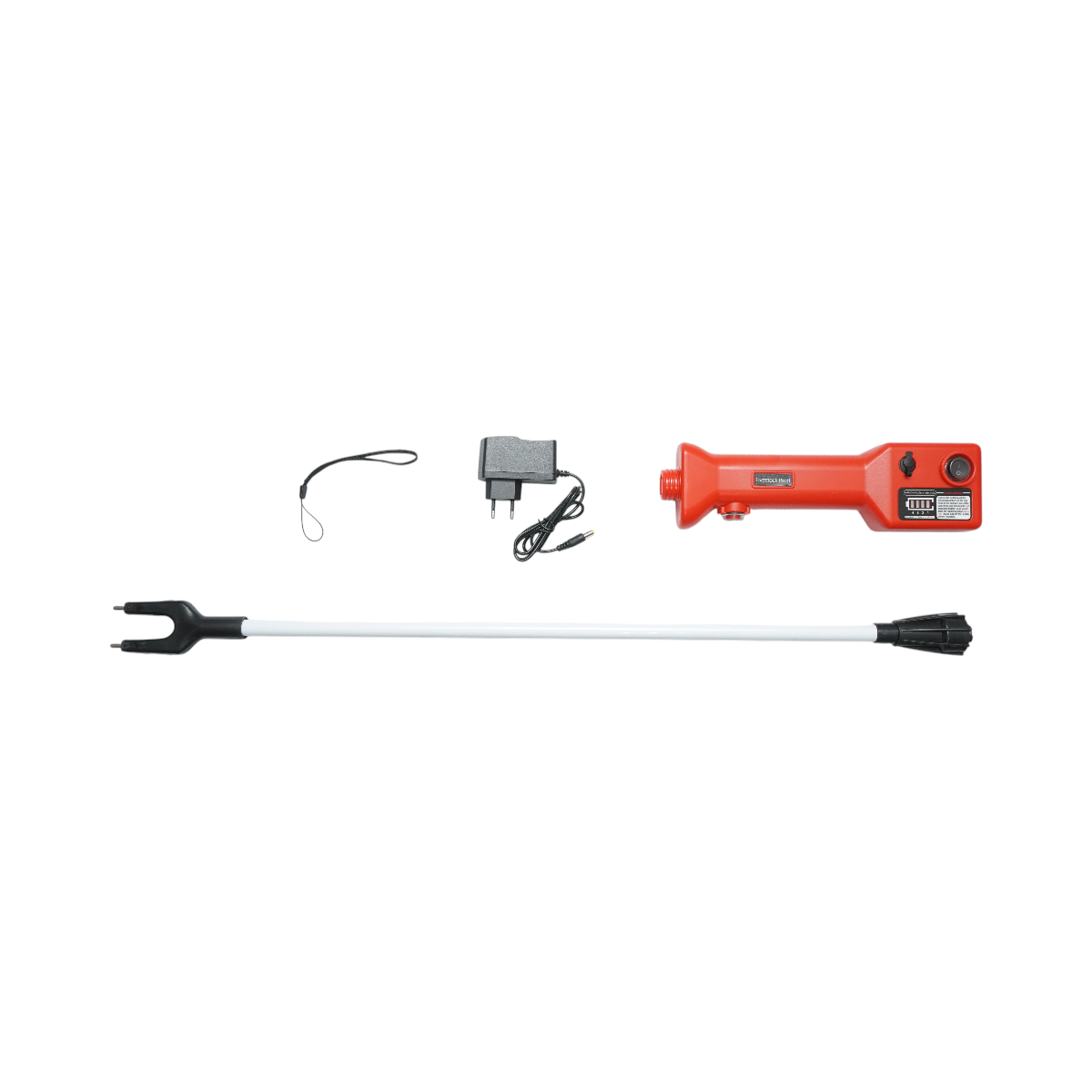 Baston electric animale 1100V cu acumulator 8.4V, 2200mAh, indicator baterie, tija 80cm - imagine 2