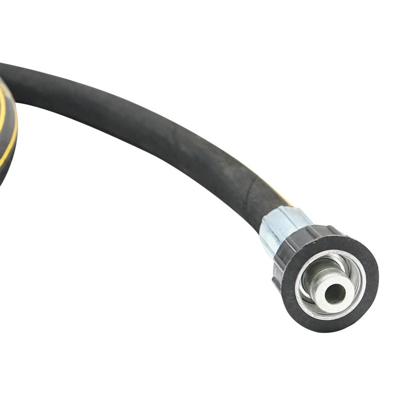 Rola 10m furtun spalatorie DN8 2SN cu mufa 22x1,5mm si armatura 3/8 la capete - imagine 2