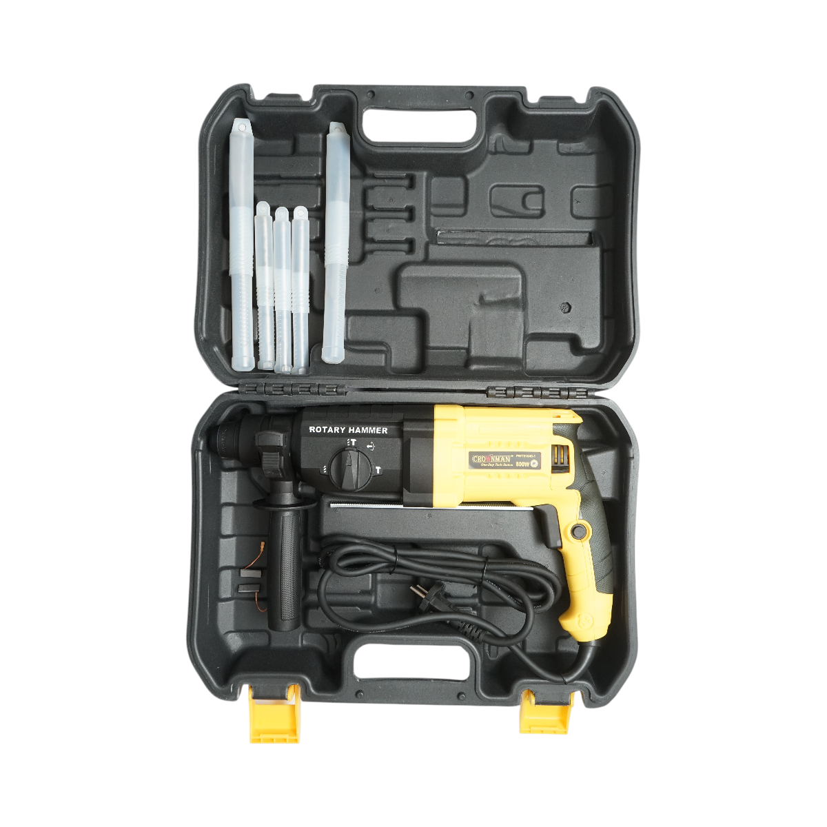 Ciocan rotopercutor 800W, 3 Joule cu mandrina SDS Plus, diametru 26mm, turatie 1120rpm Crownman - imagine 2